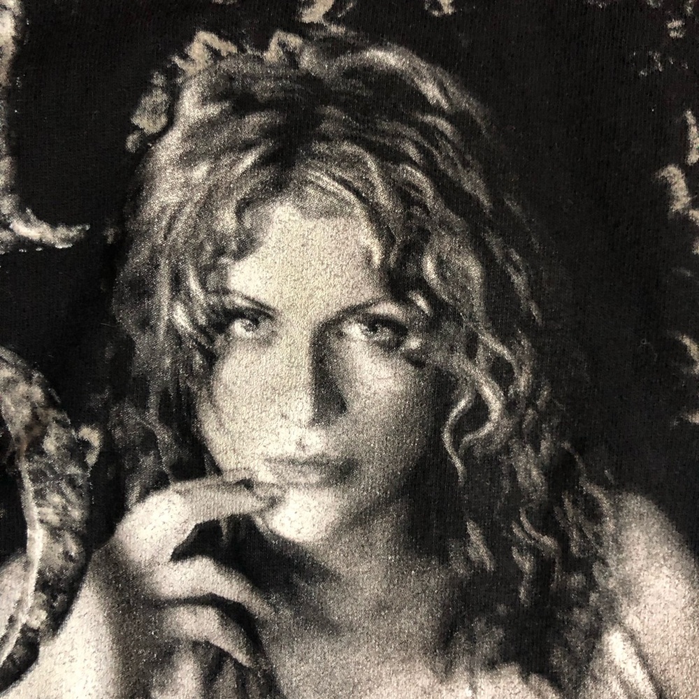 Hole vintage 1999 rare concert t shirt Courtney Love on the front size large - Picture 13 of 16